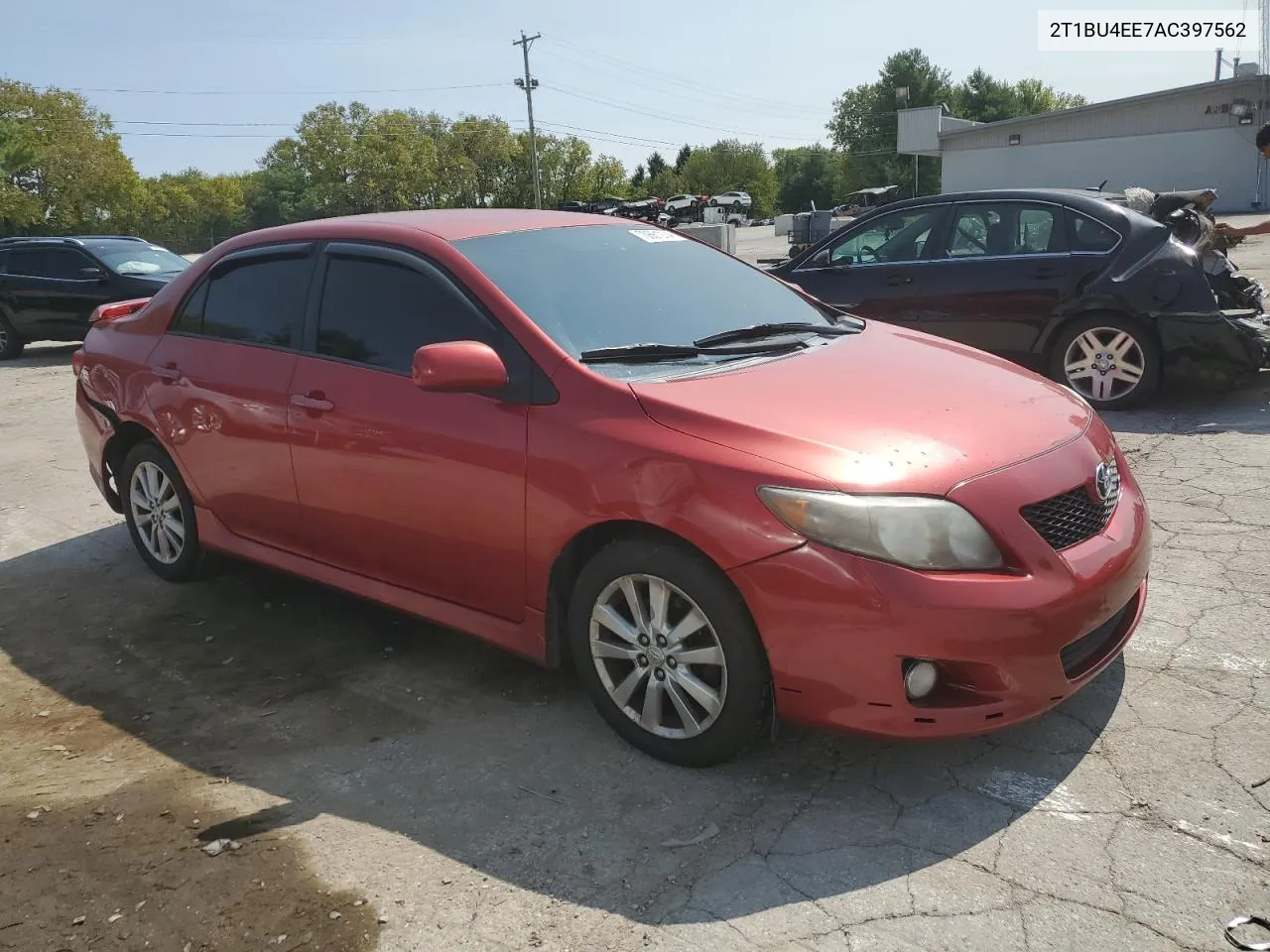 2010 Toyota Corolla Base VIN: 2T1BU4EE7AC397562 Lot: 70661214