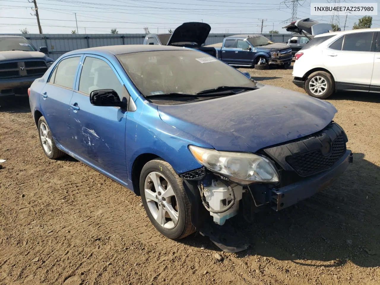 2010 Toyota Corolla Base VIN: 1NXBU4EE7AZ257980 Lot: 70684374