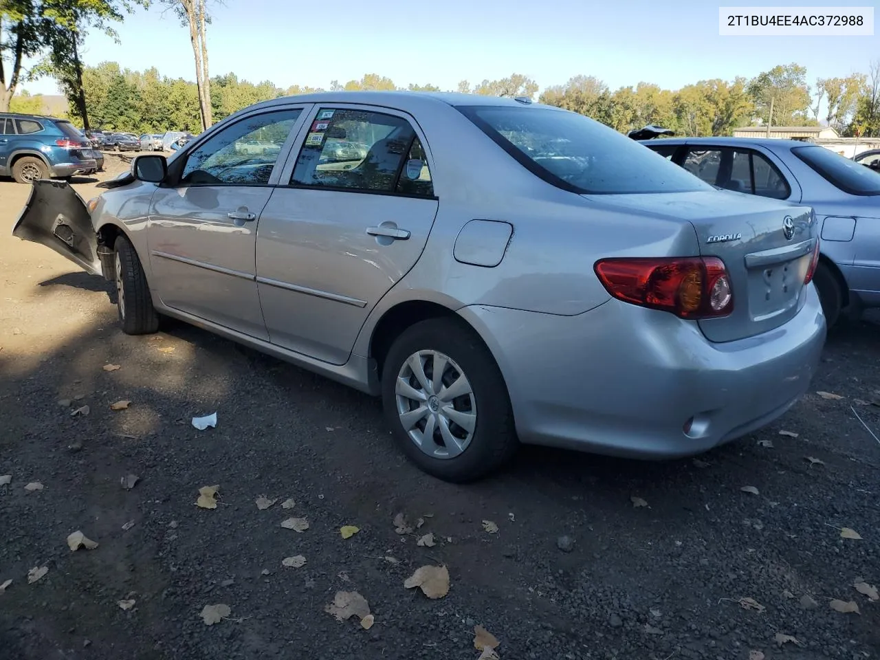 2010 Toyota Corolla Base VIN: 2T1BU4EE4AC372988 Lot: 70738844