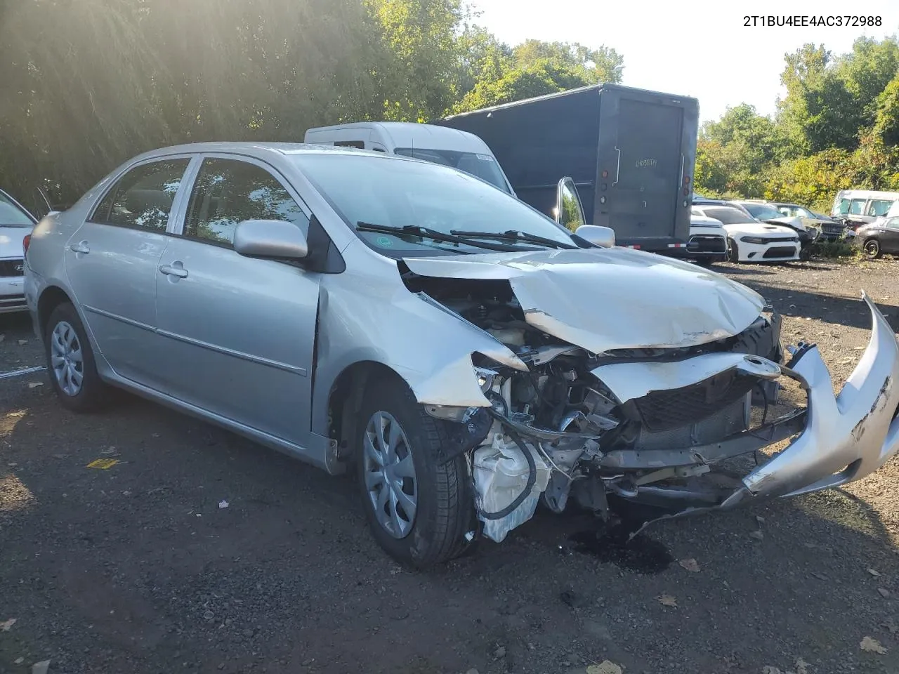 2010 Toyota Corolla Base VIN: 2T1BU4EE4AC372988 Lot: 70738844