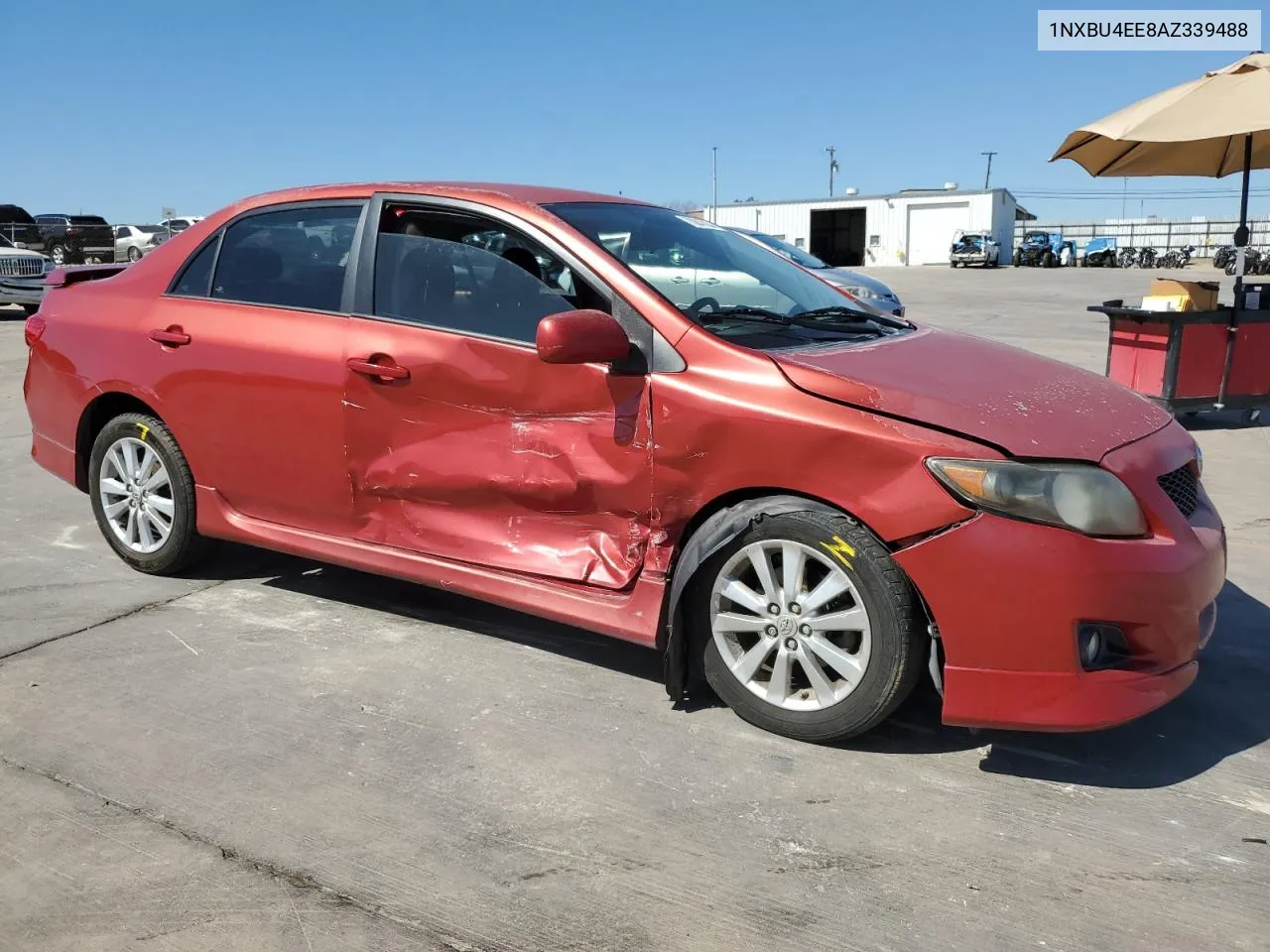 2010 Toyota Corolla Base VIN: 1NXBU4EE8AZ339488 Lot: 70847834