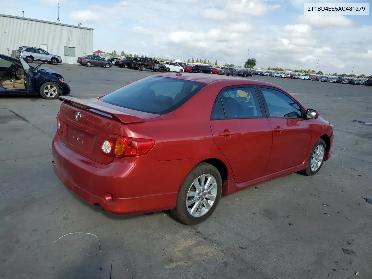 2010 Toyota Corolla Base VIN: 2T1BU4EE5AC481279 Lot: 70916594