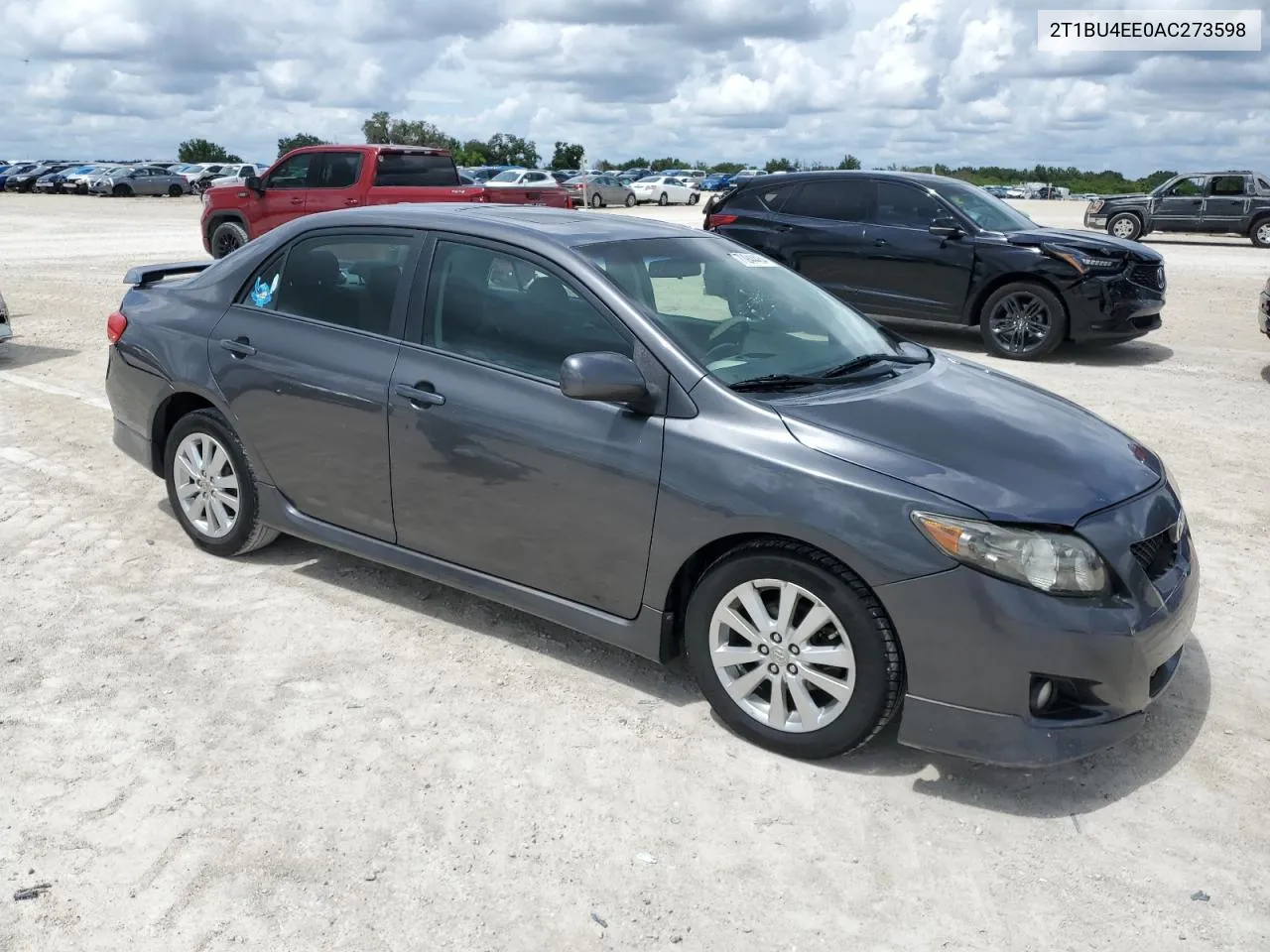 2010 Toyota Corolla Base VIN: 2T1BU4EE0AC273598 Lot: 70944484