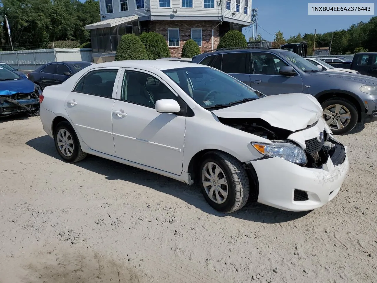 2010 Toyota Corolla Base VIN: 1NXBU4EE6AZ376443 Lot: 70954914