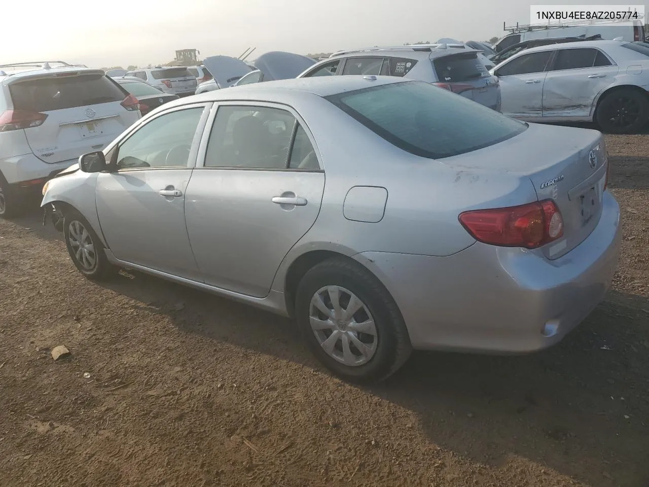 2010 Toyota Corolla Base VIN: 1NXBU4EE8AZ205774 Lot: 70984674