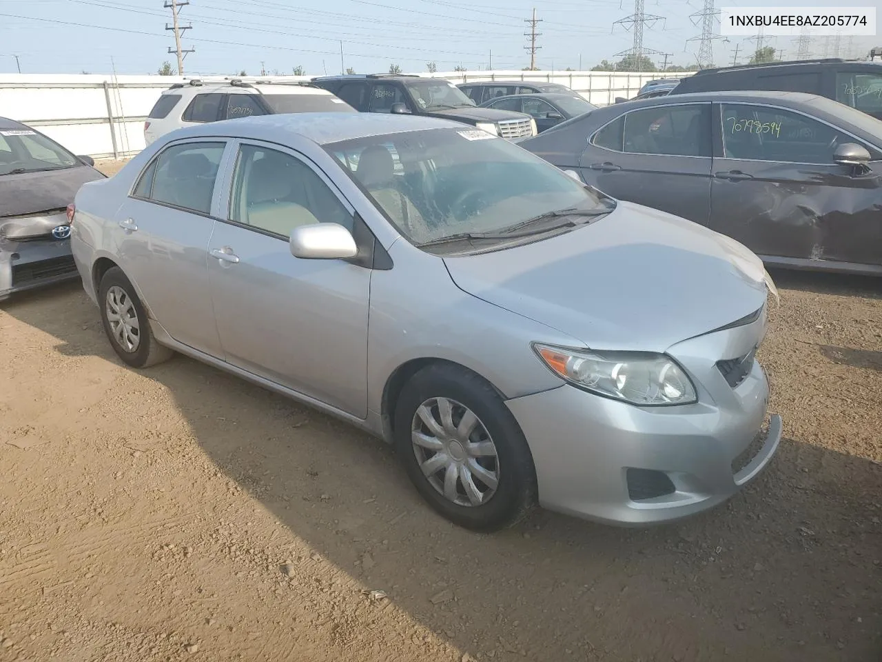 2010 Toyota Corolla Base VIN: 1NXBU4EE8AZ205774 Lot: 70984674