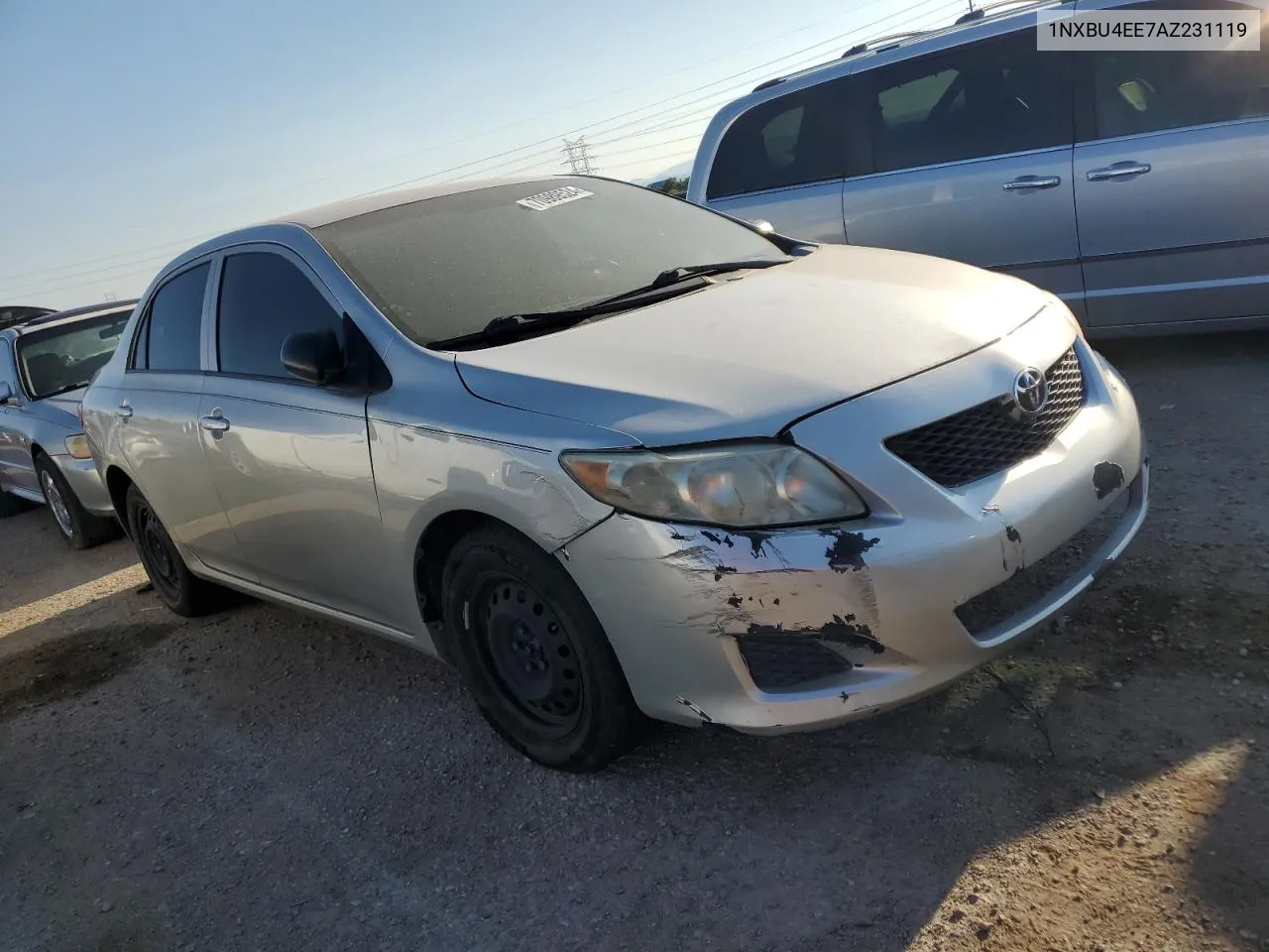 2010 Toyota Corolla Base VIN: 1NXBU4EE7AZ231119 Lot: 70989524