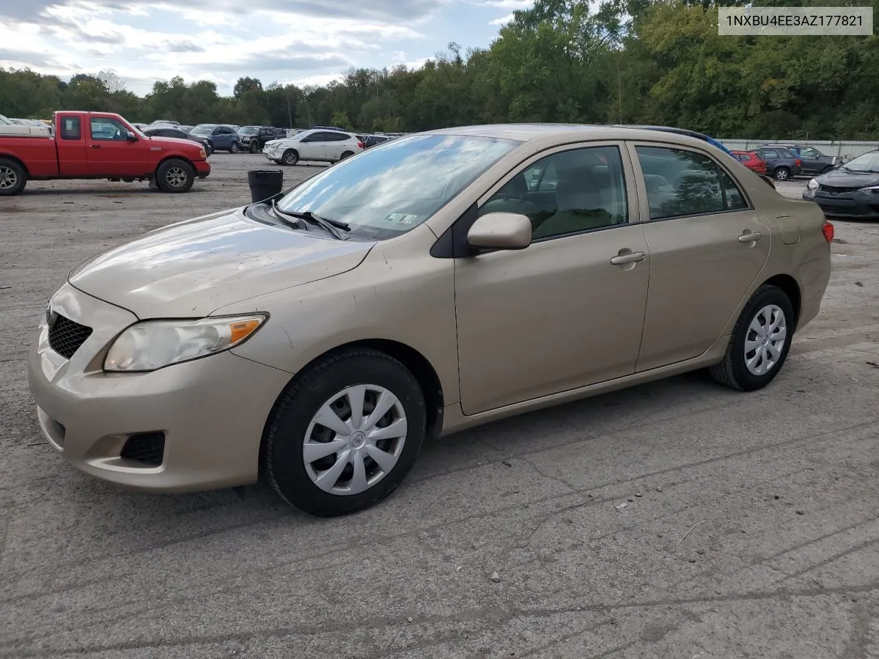 2010 Toyota Corolla Base VIN: 1NXBU4EE3AZ177821 Lot: 71003674