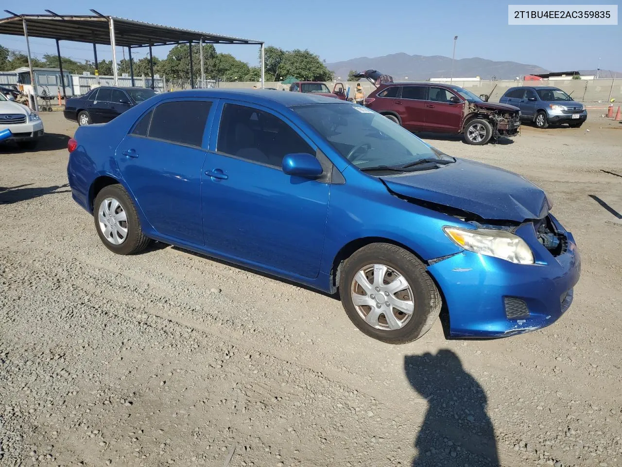 2010 Toyota Corolla Base VIN: 2T1BU4EE2AC359835 Lot: 71017194