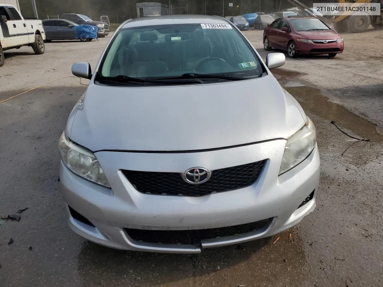 2010 Toyota Corolla Base VIN: 2T1BU4EE1AC301148 Lot: 71363494