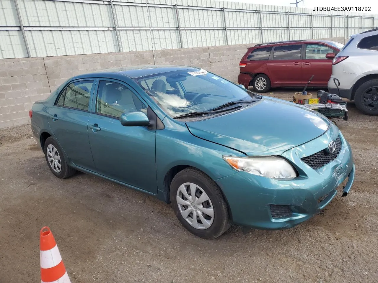 2010 Toyota Corolla Base VIN: JTDBU4EE3A9118792 Lot: 71390764