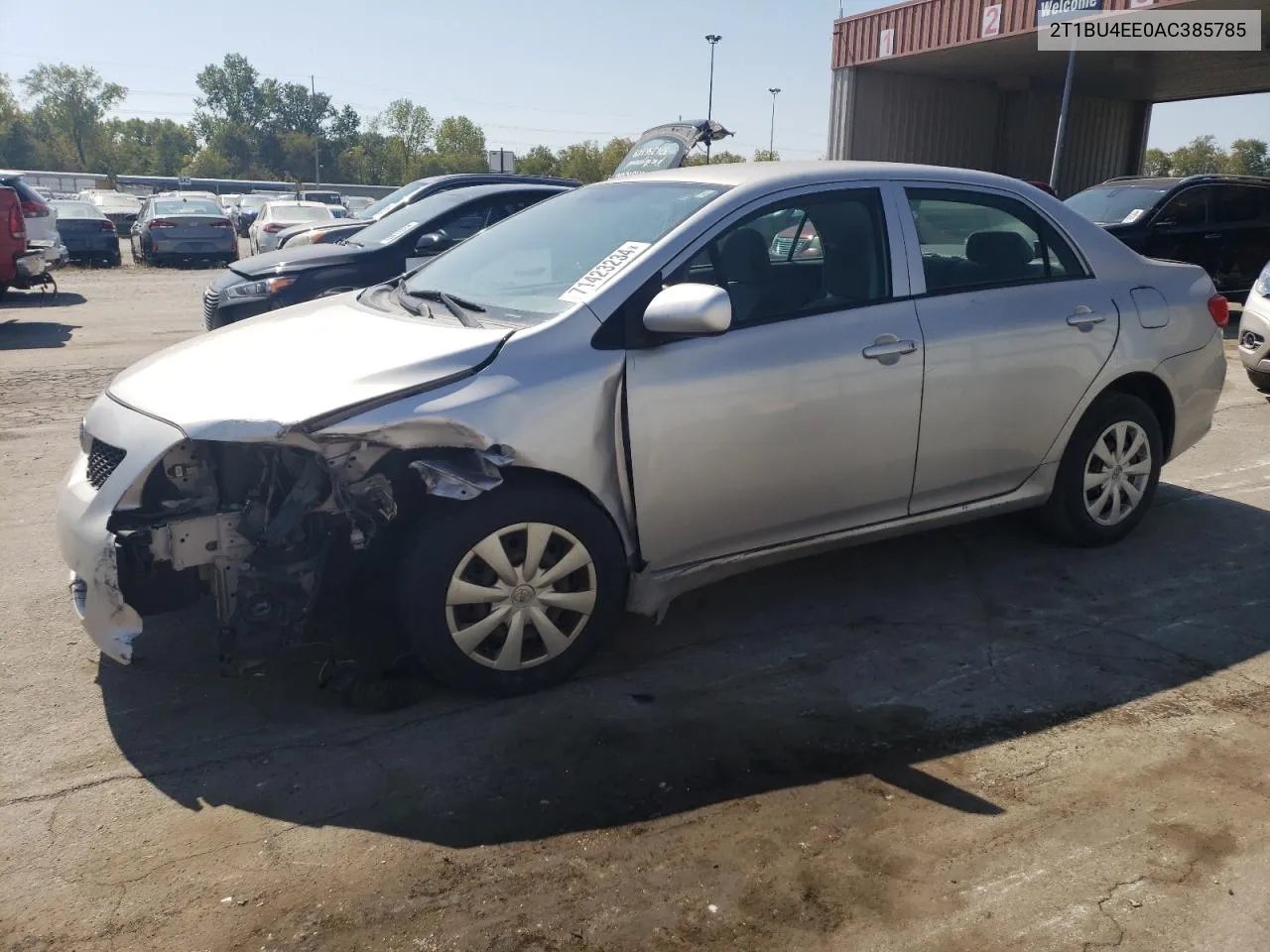 2010 Toyota Corolla Base VIN: 2T1BU4EE0AC385785 Lot: 71423234