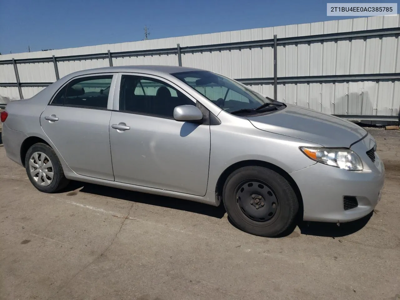 2010 Toyota Corolla Base VIN: 2T1BU4EE0AC385785 Lot: 71423234