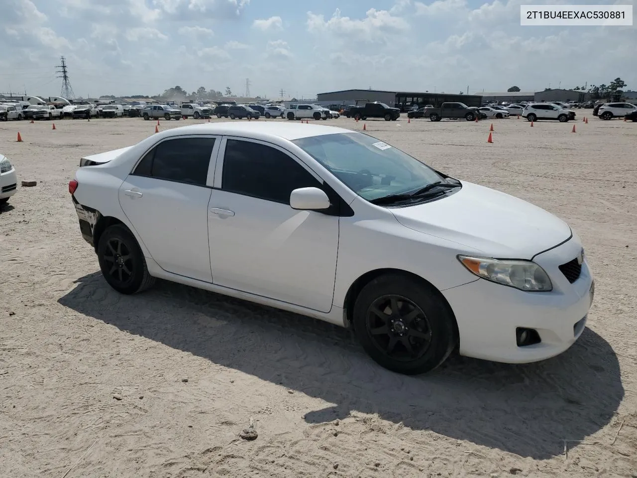 2010 Toyota Corolla Base VIN: 2T1BU4EEXAC530881 Lot: 71431344