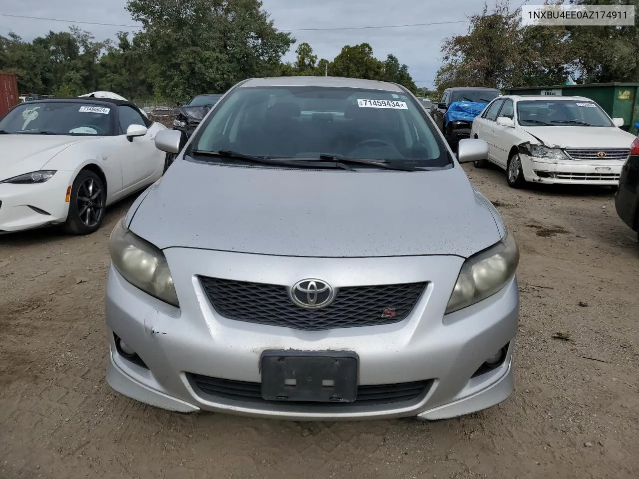 2010 Toyota Corolla Base VIN: 1NXBU4EE0AZ174911 Lot: 71459434