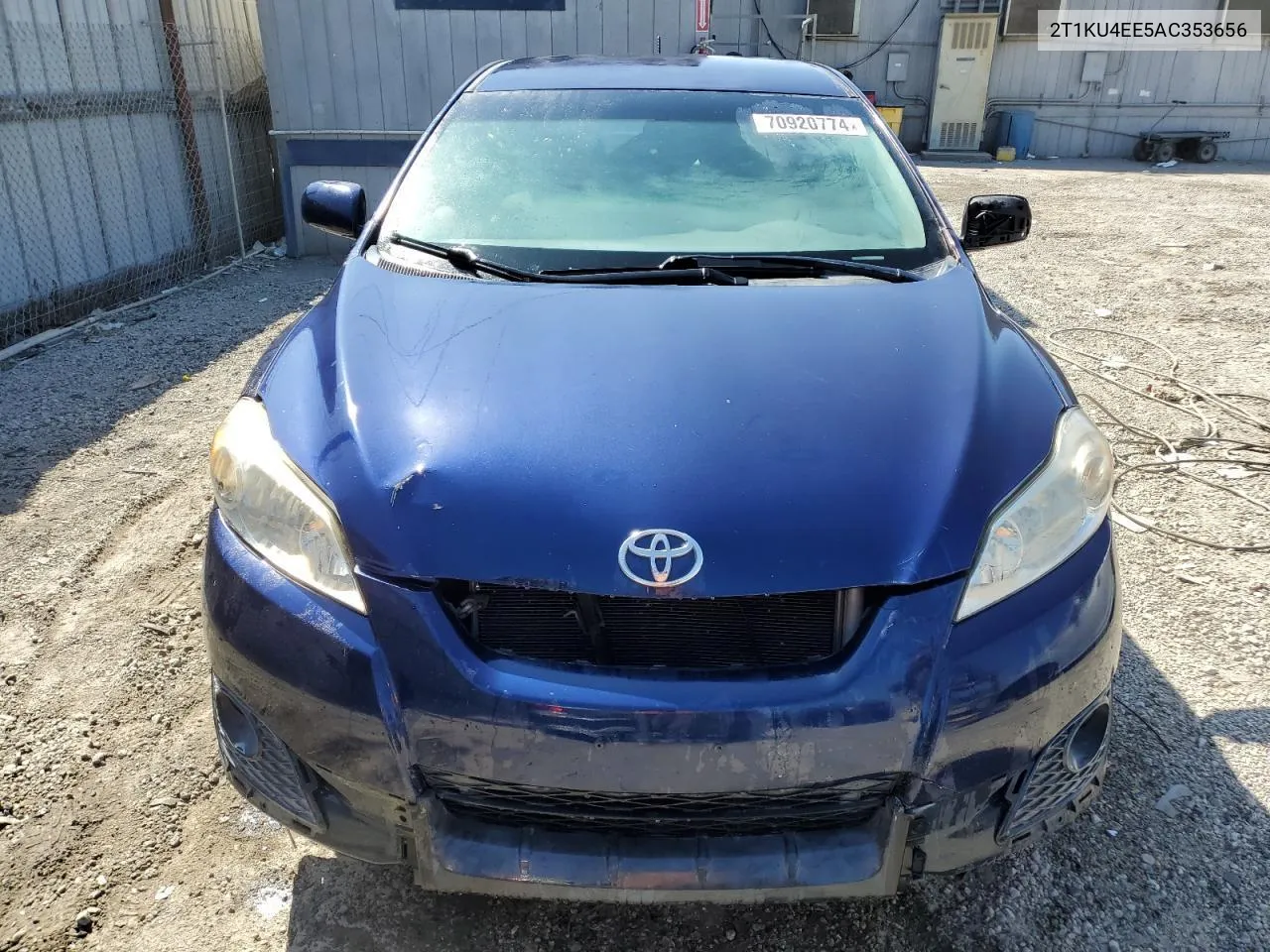 2T1KU4EE5AC353656 2010 Toyota Corolla Matrix