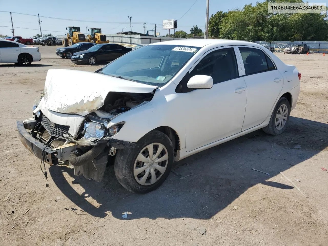 2010 Toyota Corolla Base VIN: 1NXBU4EE6AZ340509 Lot: 71526644