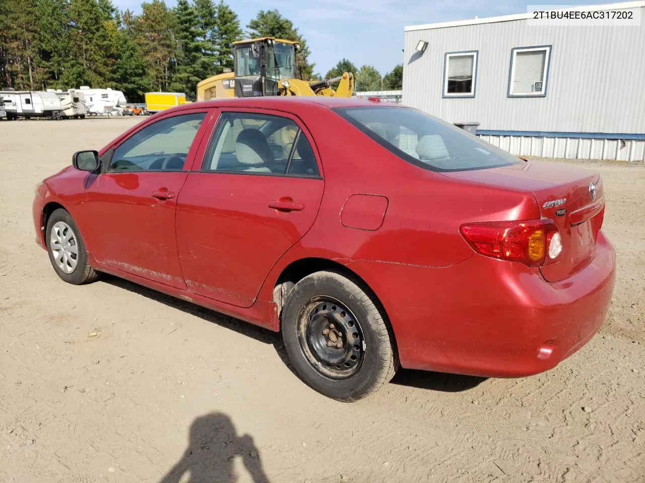 2010 Toyota Corolla Base VIN: 2T1BU4EE6AC317202 Lot: 71558934