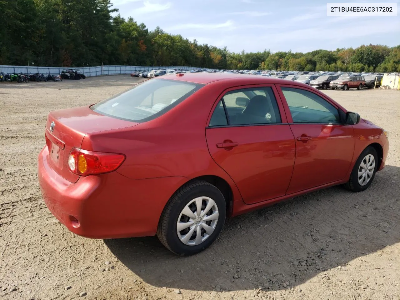 2010 Toyota Corolla Base VIN: 2T1BU4EE6AC317202 Lot: 71558934