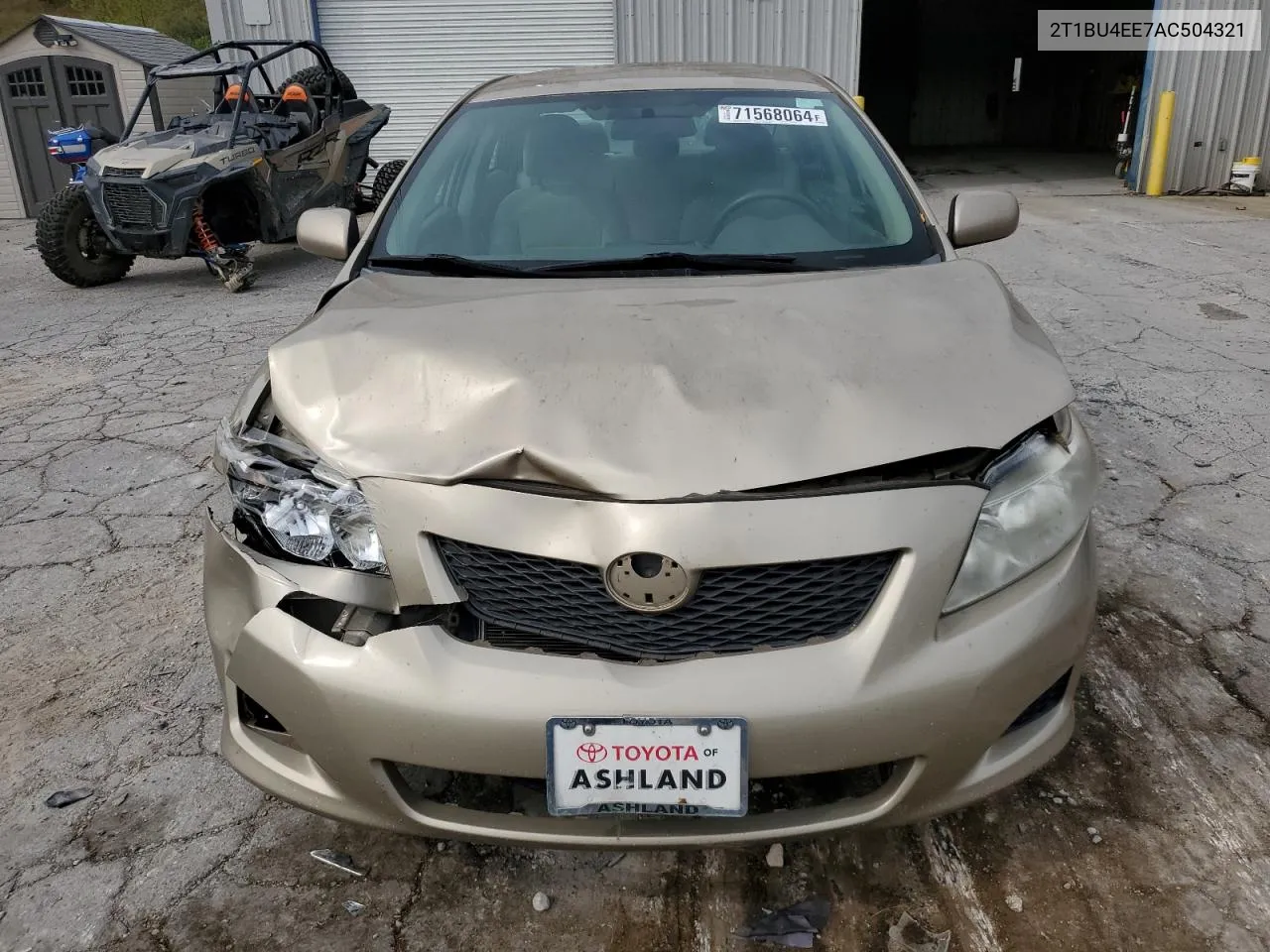 2010 Toyota Corolla Base VIN: 2T1BU4EE7AC504321 Lot: 71568064