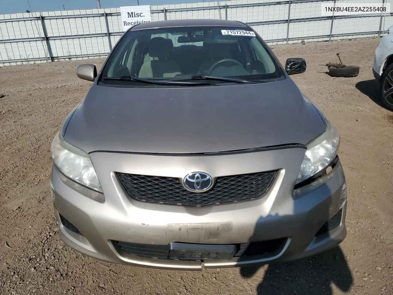 2010 Toyota Corolla Base VIN: 1NXBU4EE2AZ255408 Lot: 71572944