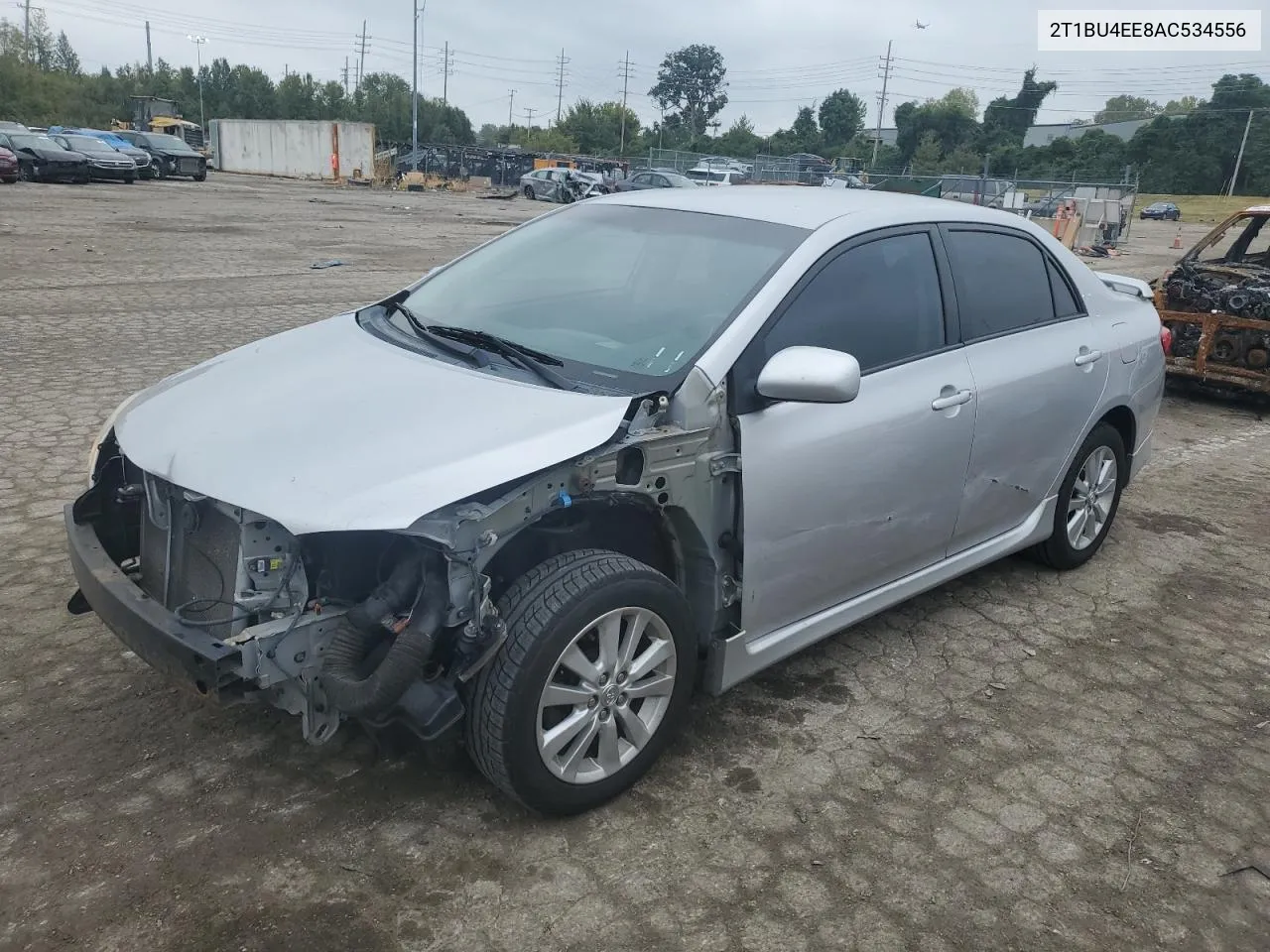 2010 Toyota Corolla Base VIN: 2T1BU4EE8AC534556 Lot: 71576834