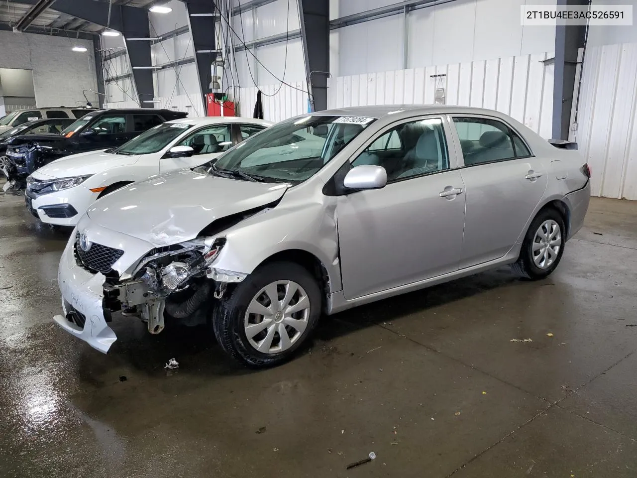 2010 Toyota Corolla Base VIN: 2T1BU4EE3AC526591 Lot: 71579284