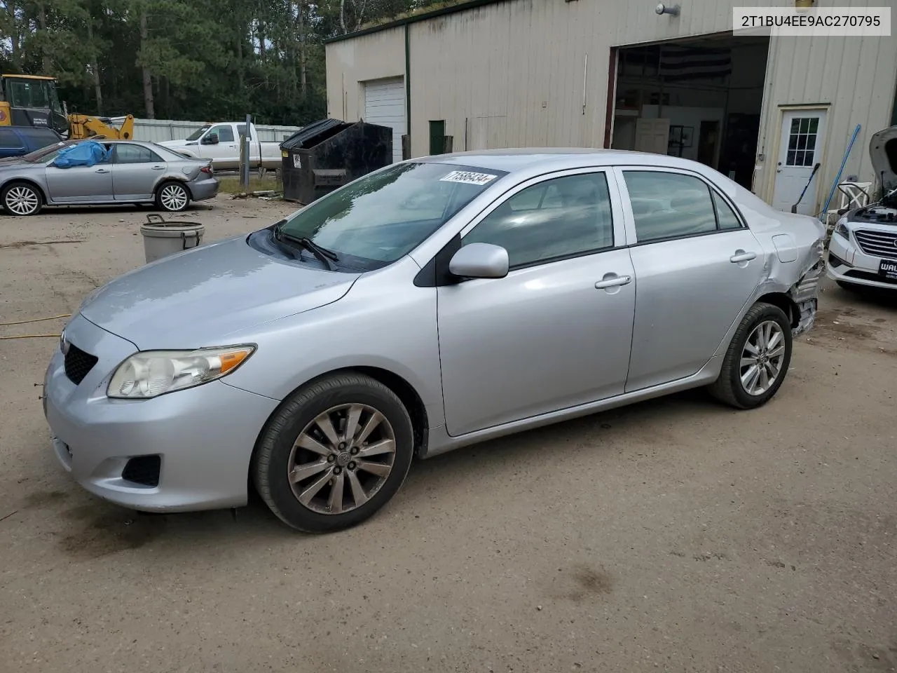 2010 Toyota Corolla Base VIN: 2T1BU4EE9AC270795 Lot: 71586434