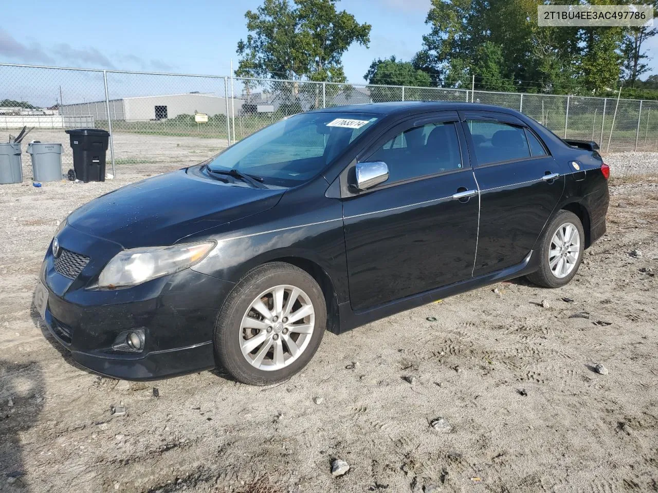 2010 Toyota Corolla Base VIN: 2T1BU4EE3AC497786 Lot: 71633714