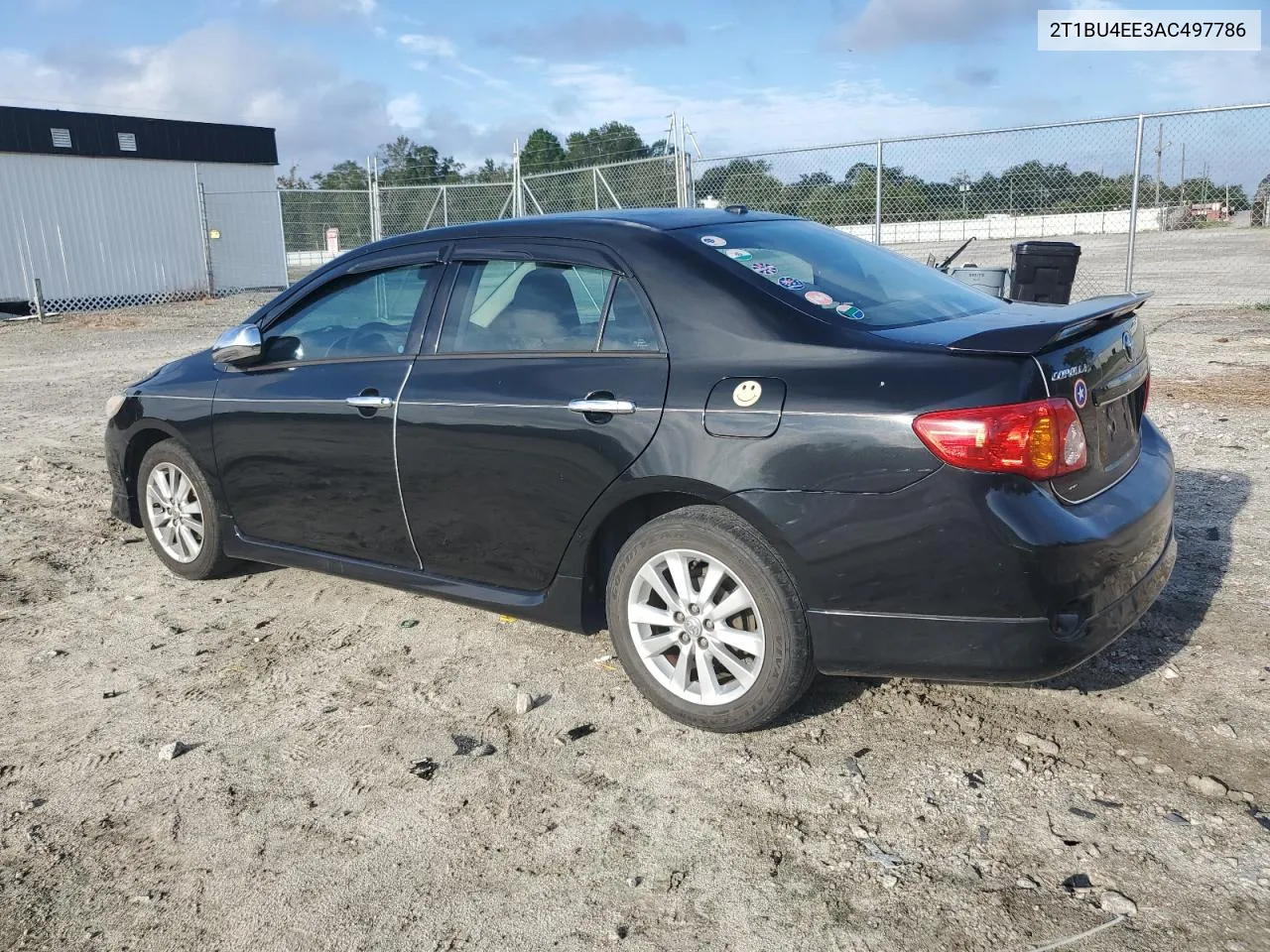 2010 Toyota Corolla Base VIN: 2T1BU4EE3AC497786 Lot: 71633714