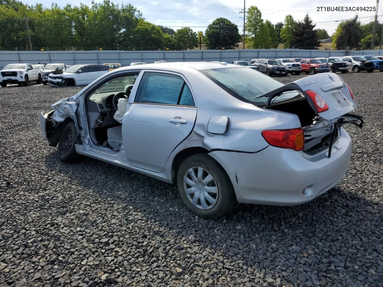 2010 Toyota Corolla Base VIN: 2T1BU4EE3AC494225 Lot: 71652234