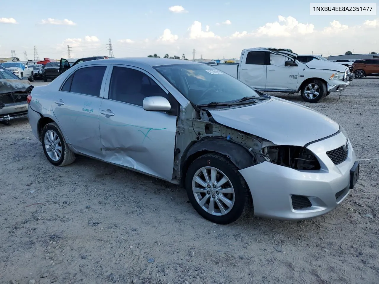 2010 Toyota Corolla Base VIN: 1NXBU4EE8AZ351477 Lot: 71745144