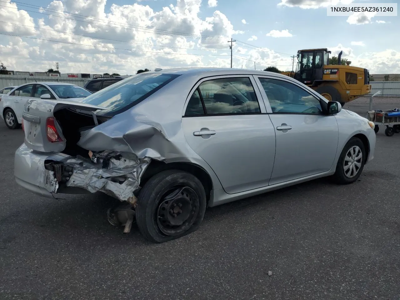 2010 Toyota Corolla Base VIN: 1NXBU4EE5AZ361240 Lot: 71763444