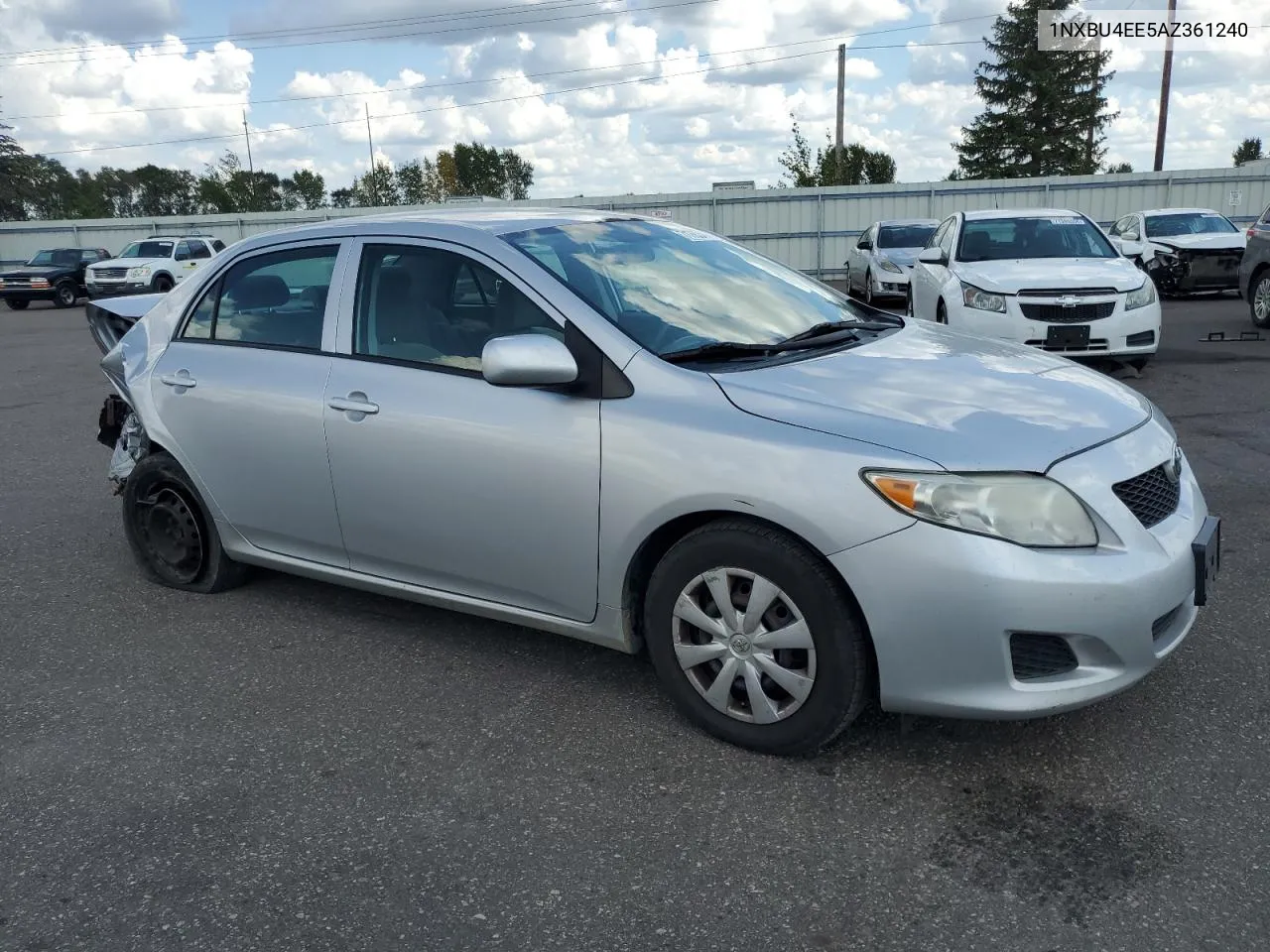 2010 Toyota Corolla Base VIN: 1NXBU4EE5AZ361240 Lot: 71763444