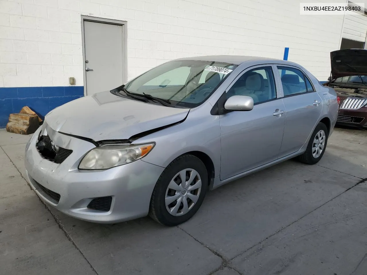 2010 Toyota Corolla Base VIN: 1NXBU4EE2AZ198403 Lot: 71789074