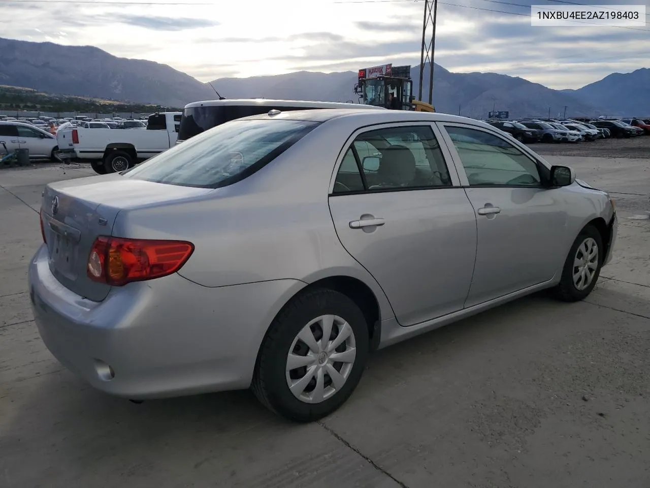 2010 Toyota Corolla Base VIN: 1NXBU4EE2AZ198403 Lot: 71789074