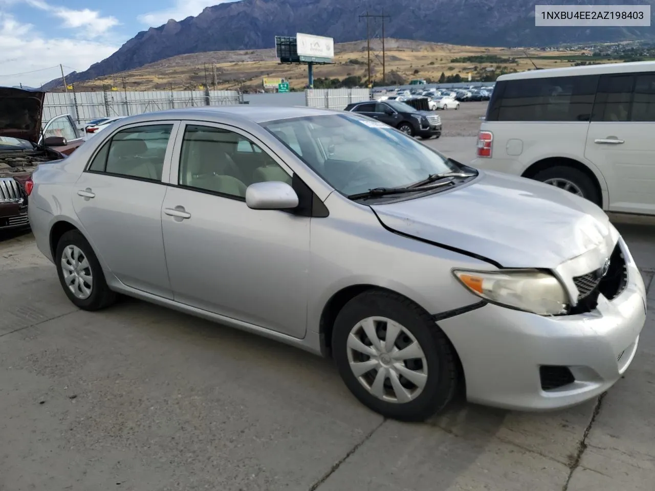 2010 Toyota Corolla Base VIN: 1NXBU4EE2AZ198403 Lot: 71789074