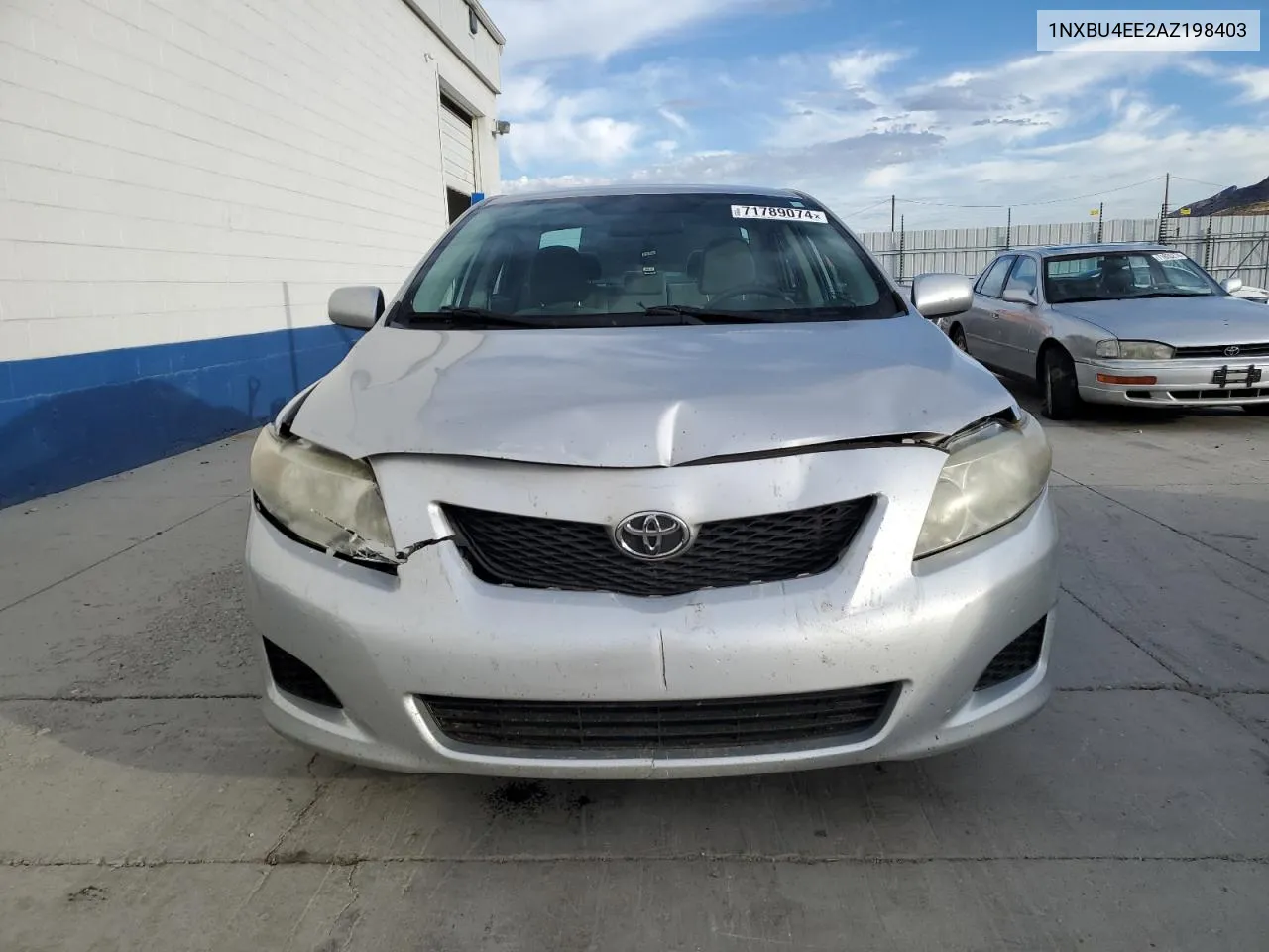 2010 Toyota Corolla Base VIN: 1NXBU4EE2AZ198403 Lot: 71789074