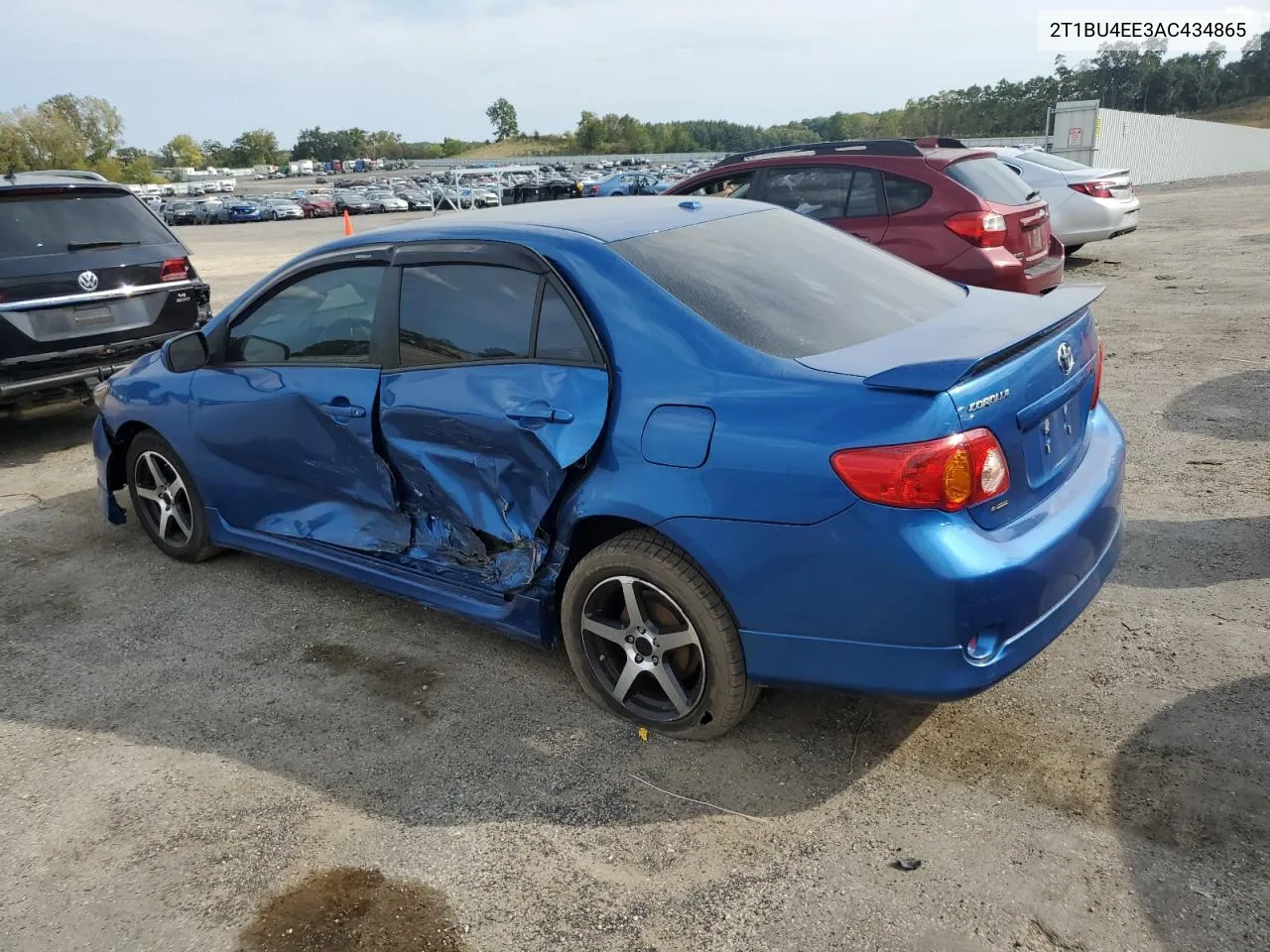 2010 Toyota Corolla Base VIN: 2T1BU4EE3AC434865 Lot: 71796114