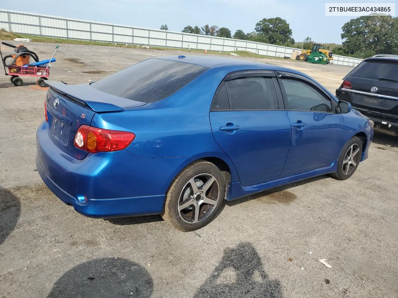 2010 Toyota Corolla Base VIN: 2T1BU4EE3AC434865 Lot: 71796114