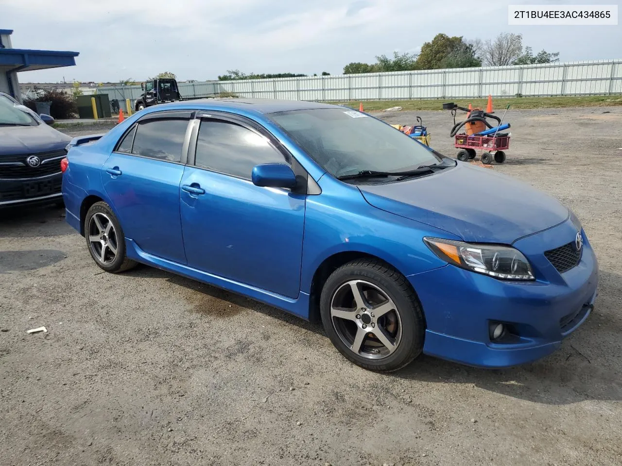 2010 Toyota Corolla Base VIN: 2T1BU4EE3AC434865 Lot: 71796114