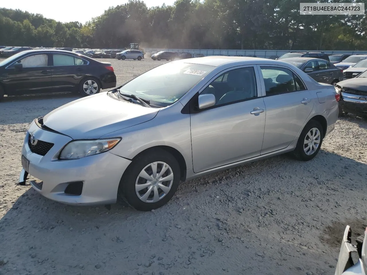 2010 Toyota Corolla Base VIN: 2T1BU4EE8AC244723 Lot: 71820134