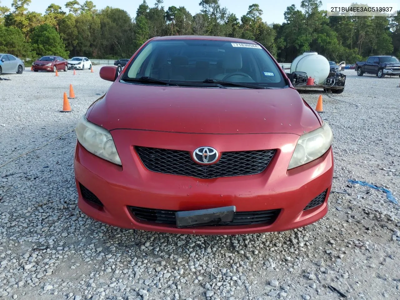 2010 Toyota Corolla Base VIN: 2T1BU4EE3AC513937 Lot: 71830944