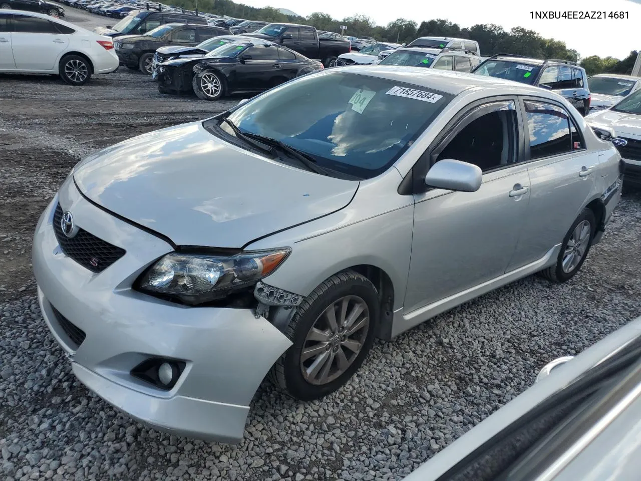 2010 Toyota Corolla Base VIN: 1NXBU4EE2AZ214681 Lot: 71857684