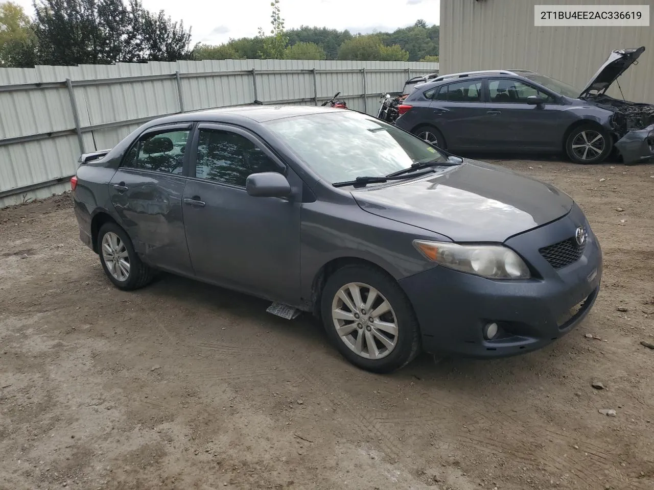 2010 Toyota Corolla Base VIN: 2T1BU4EE2AC336619 Lot: 71941134