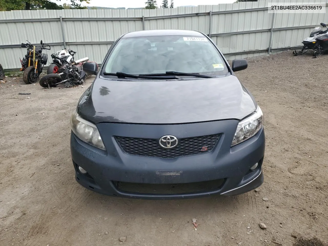 2010 Toyota Corolla Base VIN: 2T1BU4EE2AC336619 Lot: 71941134