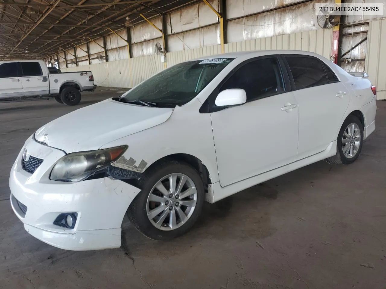 2010 Toyota Corolla Base VIN: 2T1BU4EE2AC455495 Lot: 71951934