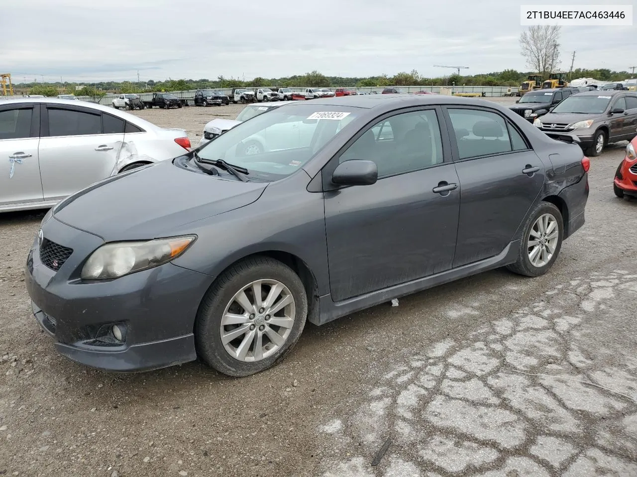 2010 Toyota Corolla Base VIN: 2T1BU4EE7AC463446 Lot: 71969324