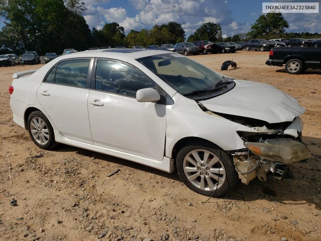 2010 Toyota Corolla Base VIN: 1NXBU4EE3AZ325840 Lot: 71976174