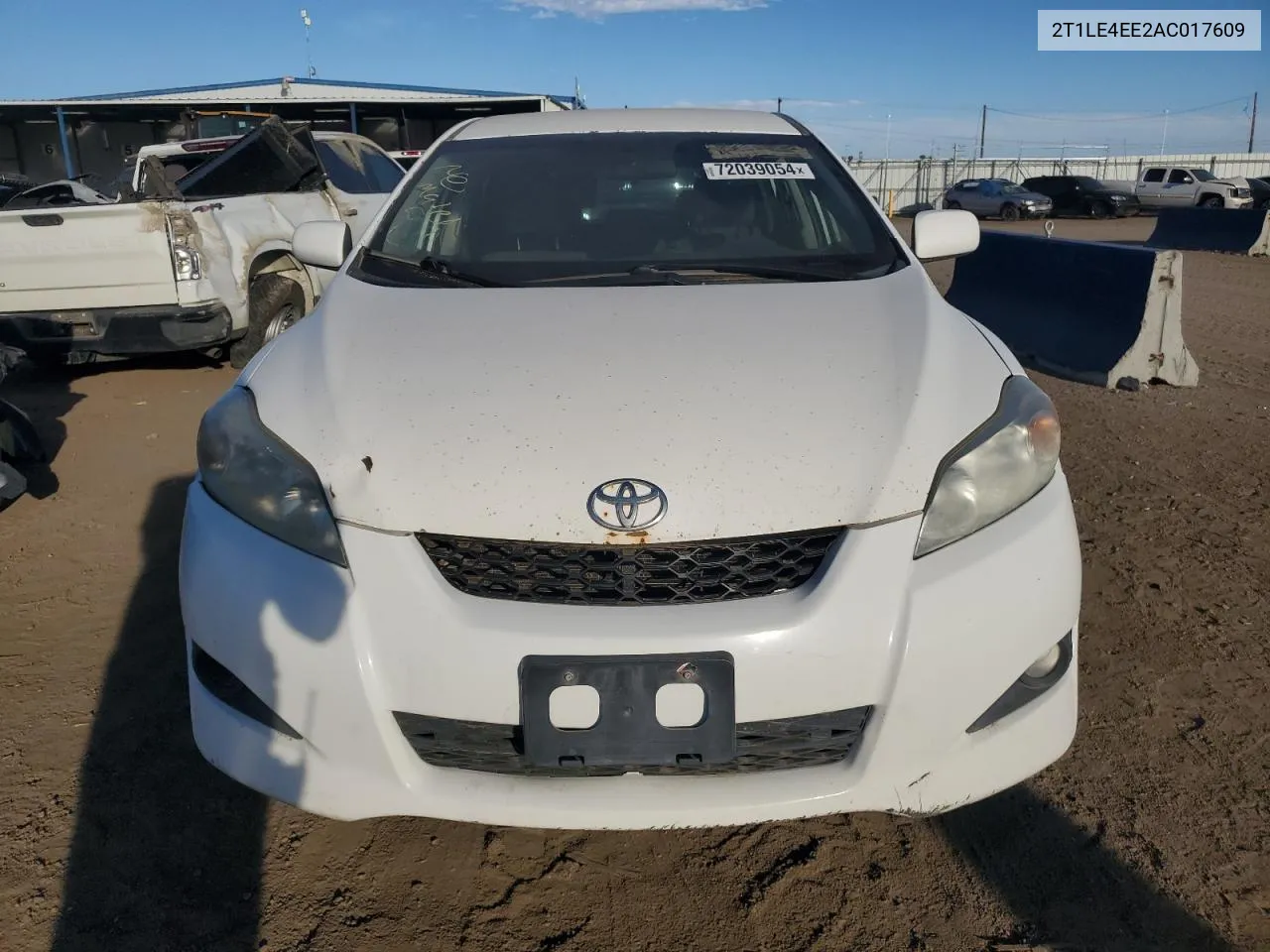 2010 Toyota Corolla Matrix S VIN: 2T1LE4EE2AC017609 Lot: 72039054